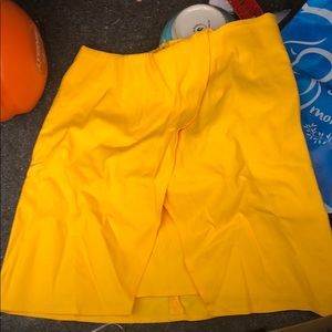 Yellow skirt